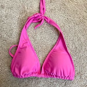 Pink bikini top